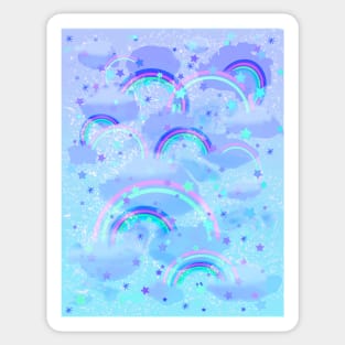 Clouds and rainbows 2 Sticker